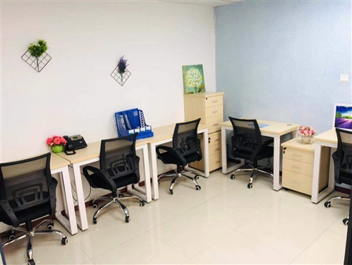 华鸿精装中小型办公室 可注册 水电空调网全包 配办公家具