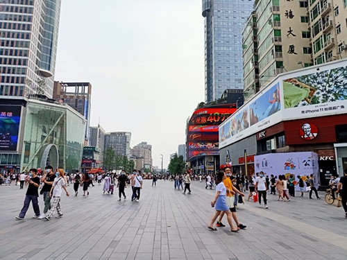 成都市中心 春熙路十字路 地铁口IFS对面 肯德基整层出售