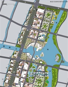 恒元悦城慈溪文化商务区城市设计规划图
