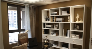 复地连城国际湖景样板房书房