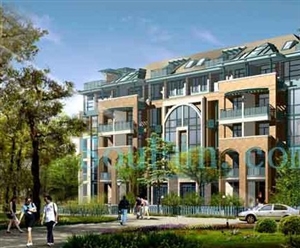 贺田尚城璟湾多层全景效果图