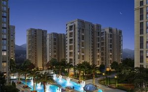 中豪四季公馆夜景效果图